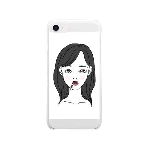 憂鬱ガール Clear Smartphone Case