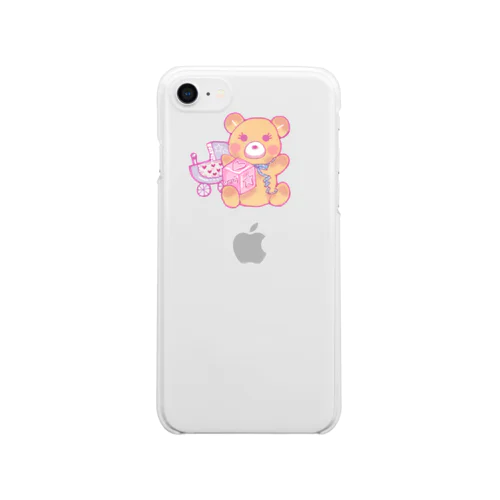 babyクマ ケース Clear Smartphone Case