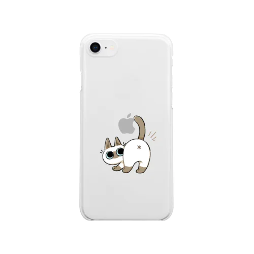 おしり Clear Smartphone Case