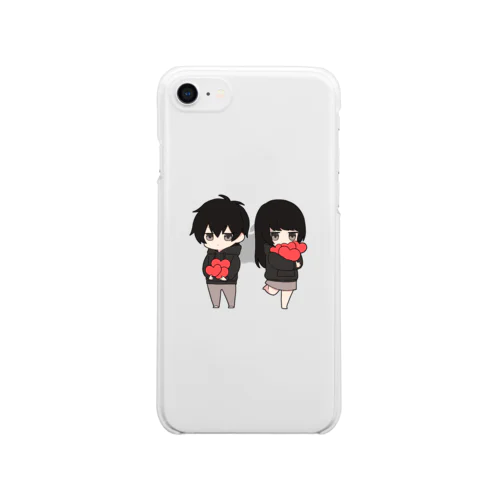 無気力カップル Clear Smartphone Case