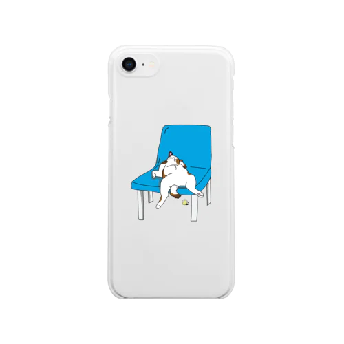ぐうたらネコ Clear Smartphone Case