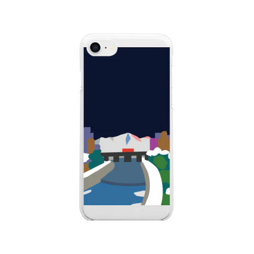 鴨  川 (夜) Clear Smartphone Case