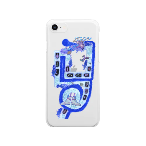 ビジュアルヤバい龍♪ Clear Smartphone Case