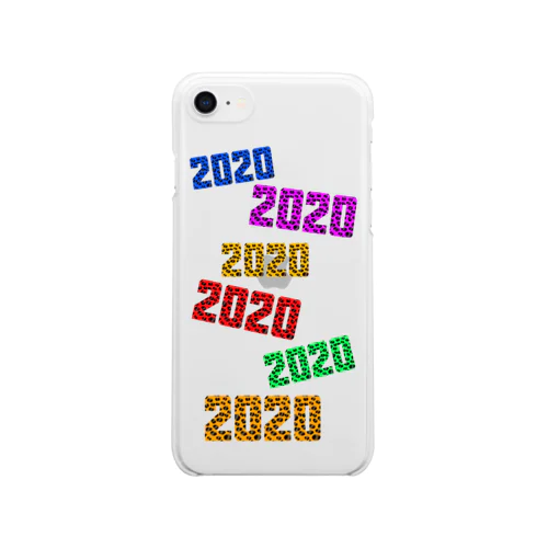 熱い2020　ヒョウ柄 Clear Smartphone Case