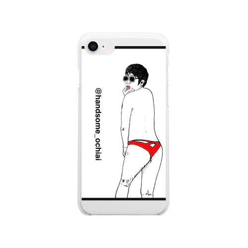 ハンサム落合(ソロ) Clear Smartphone Case