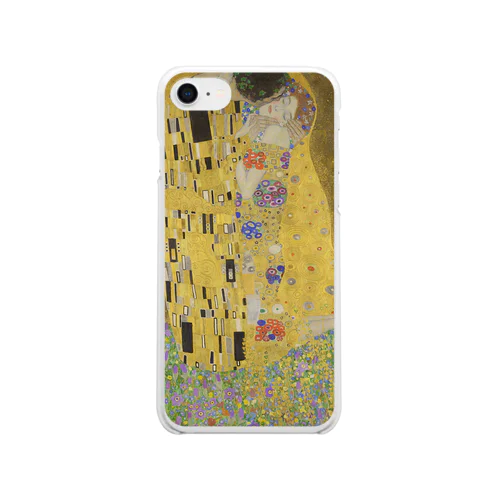 接吻 / グスタフ・クリムト(The Kiss 1908) Clear Smartphone Case