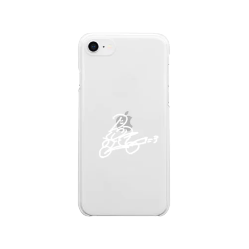 バイクボーイwhite Clear Smartphone Case