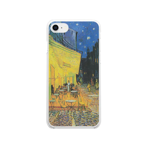 ゴッホ / 夜のカフェテラス / 1888 / Terrasse du café le soir Clear Smartphone Case