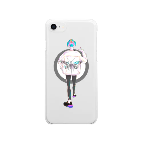 日本髪女子アロエ Clear Smartphone Case