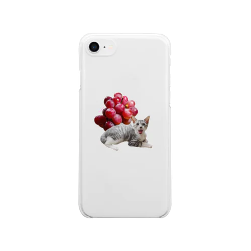 No.3 ぶどうくん♪ Clear Smartphone Case