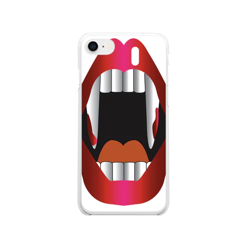 きゅうけつき Clear Smartphone Case