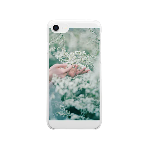 ユキヤナギ Clear Smartphone Case