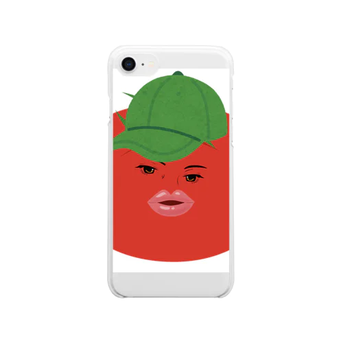 ハンサムトマト Clear Smartphone Case