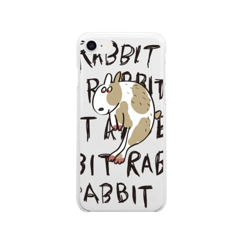 RABBIT クリアスマホケース