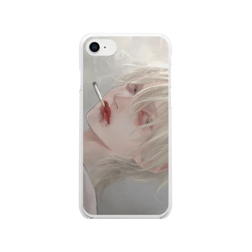 【ふたつ】iPhoneケース Clear Smartphone Case