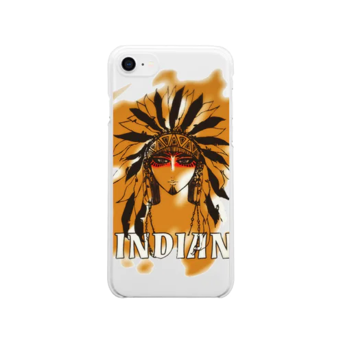 INDIAN Clear Smartphone Case