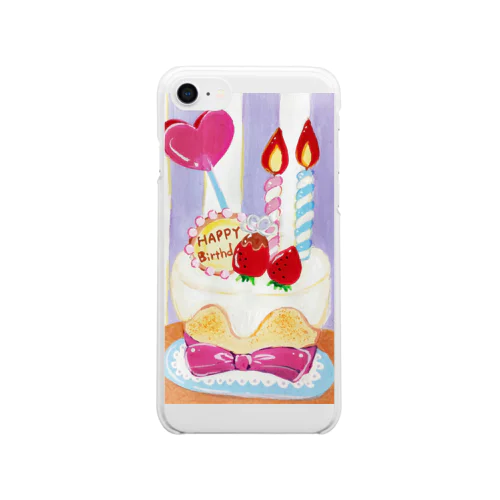 Happybirthday!!! Clear Smartphone Case