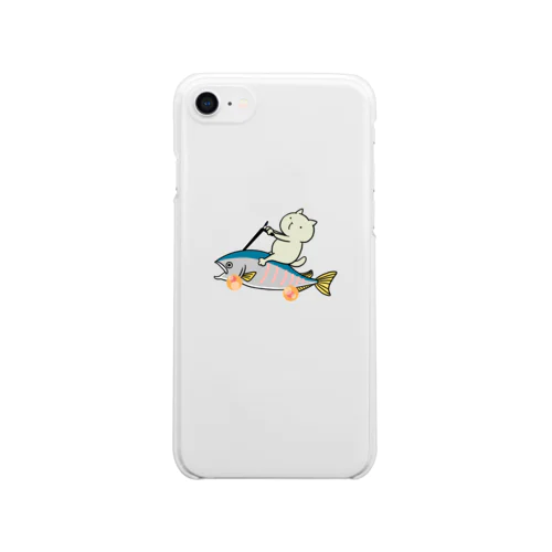 イクライダーねこちゃん Clear Smartphone Case