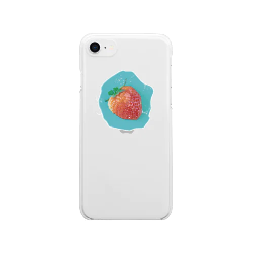 いちごちゃん Clear Smartphone Case