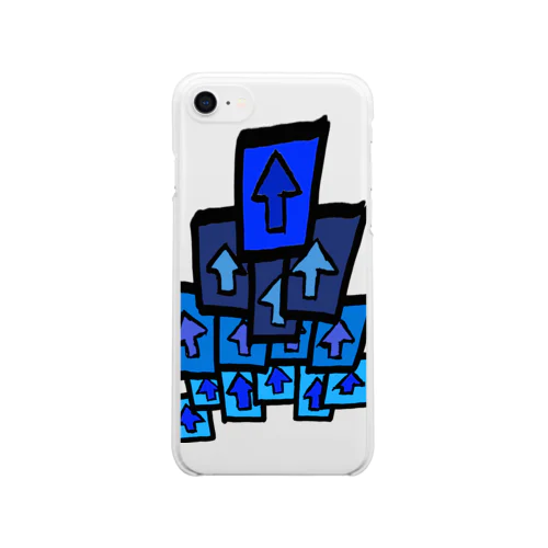 ⬆＋星 Clear Smartphone Case