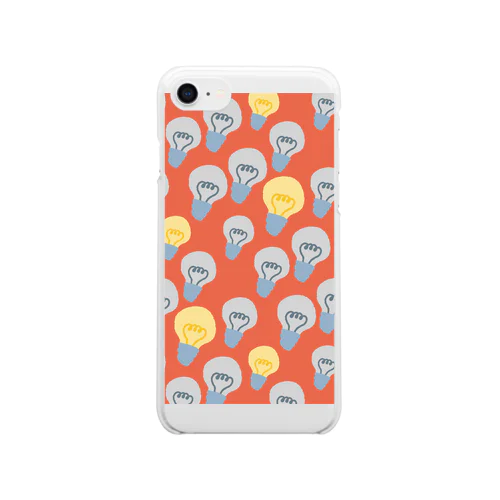 でんきゅう Clear Smartphone Case