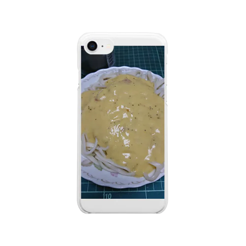 現代うどんナーラアート Clear Smartphone Case