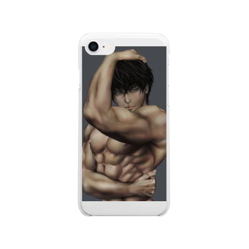 セクシーマッチョ Clear Smartphone Case