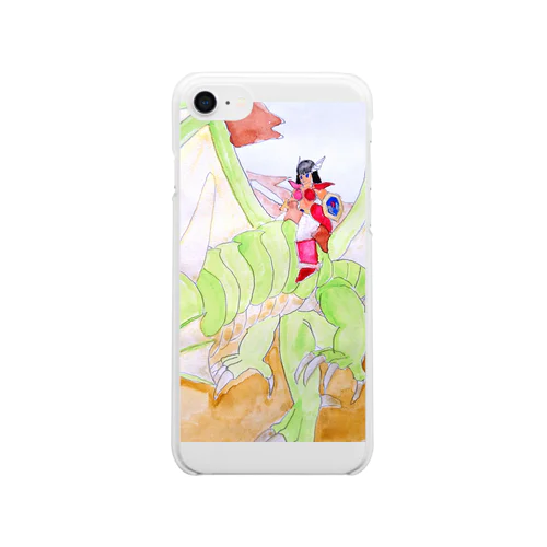 ドラゴンライダー Clear Smartphone Case