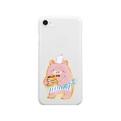 ハチミツたっぷりくまのホットケーキやさん。 Clear Smartphone Case