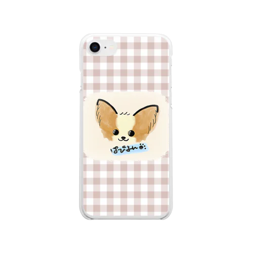パピヨン♡(カラー) Clear Smartphone Case