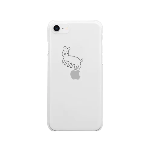 違和感を感じたどうぶつ Clear Smartphone Case