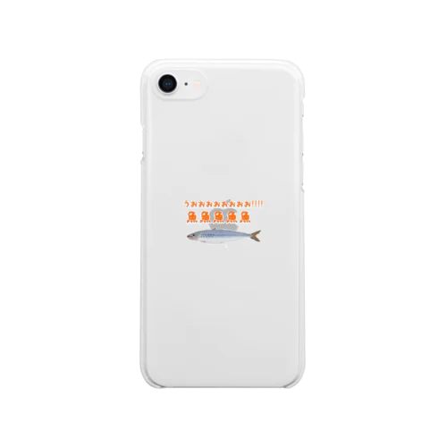 うおおおお（魚） Clear Smartphone Case