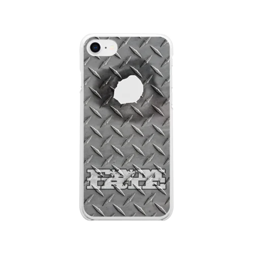 GUNSHOT PLATE Clear Smartphone Case