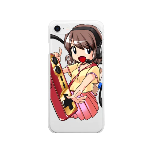 レトロゲーム実況 Clear Smartphone Case