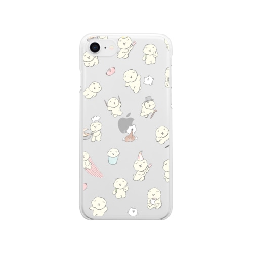 もっさりもさお Clear Smartphone Case