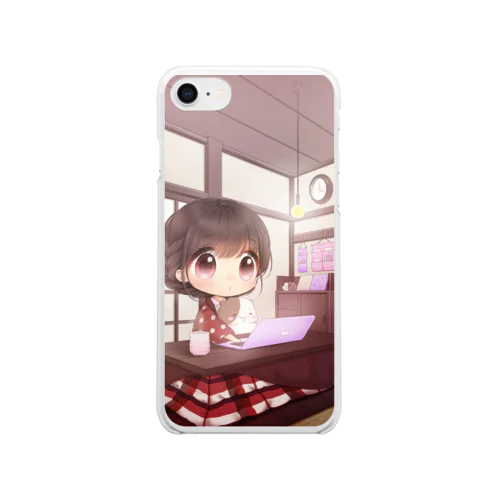 耳かきラジオ６スマホケース Clear Smartphone Case