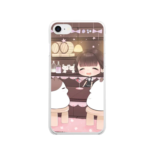 耳かきラジオ５スマホケース Clear Smartphone Case