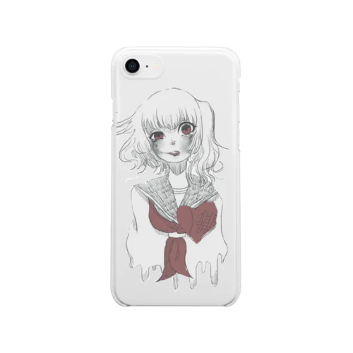 制服の女の子 Clear Smartphone Case