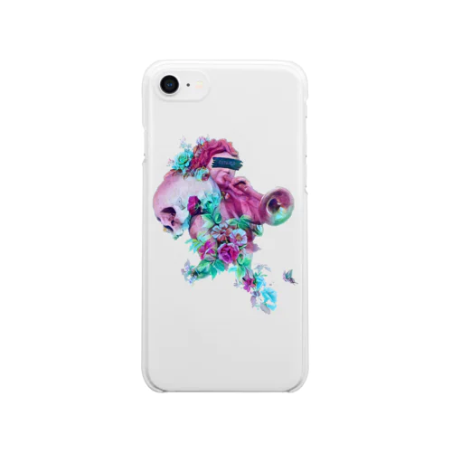 Angel_skull Clear Smartphone Case