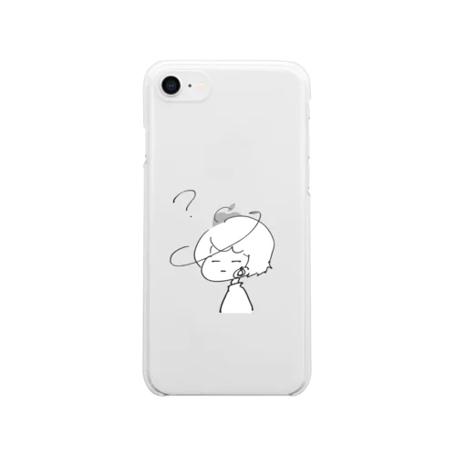 水槽？モノクロ Clear Smartphone Case