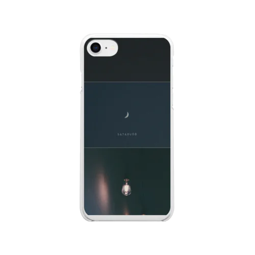 月明かりの夜 Clear Smartphone Case