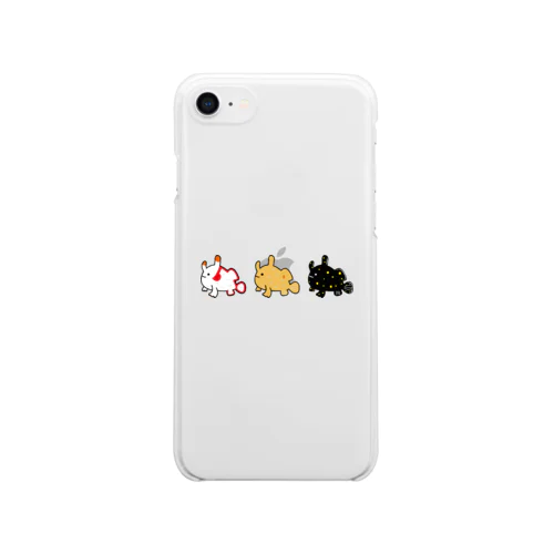 カエルアンコウ三兄弟 Clear Smartphone Case