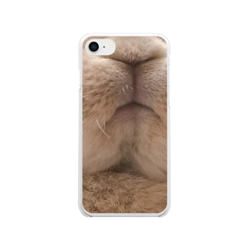 まろんのはなくち Clear Smartphone Case