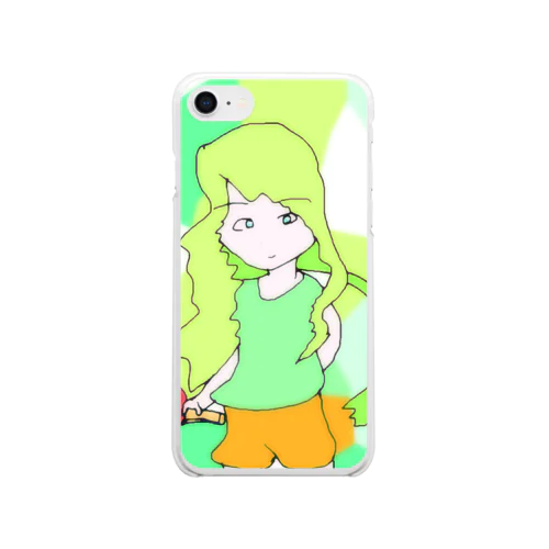 ナウ・ガール５６ Clear Smartphone Case