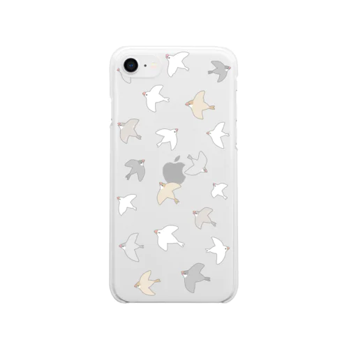 北欧風文鳥 Clear Smartphone Case