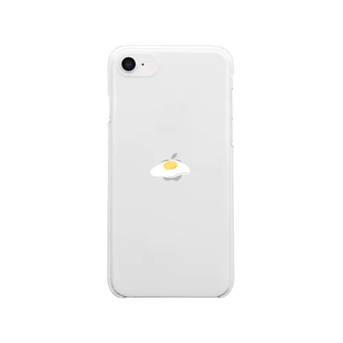 目玉焼き Clear Smartphone Case