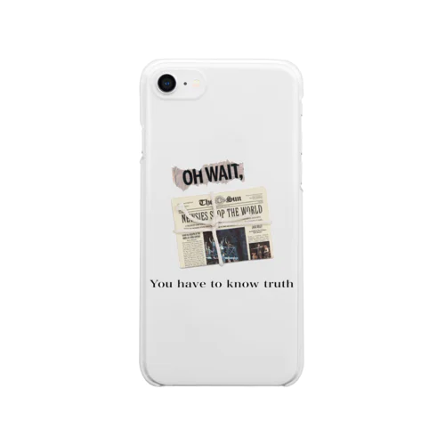 information inferno Clear Smartphone Case