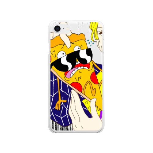 ピッツァスティーブとプロシュート Clear Smartphone Case