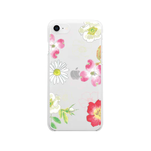 floral floral Clear Smartphone Case