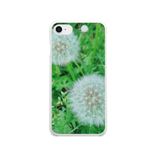 ふわりたんぽぽ Clear Smartphone Case